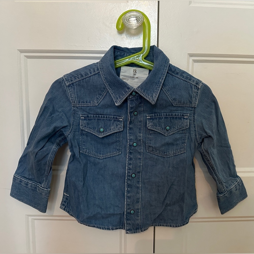 BANANA REPUBLIC - Chambray Western Shirt 2T